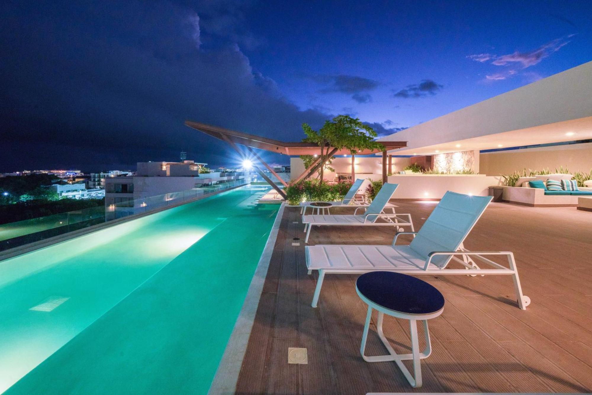 With Rooftop Pool, Gym - At L - Lidia * Playa del Carmen